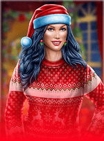 Lovely Lady X-Mas-bg