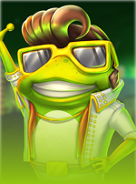 Elvis Frog in Vegas